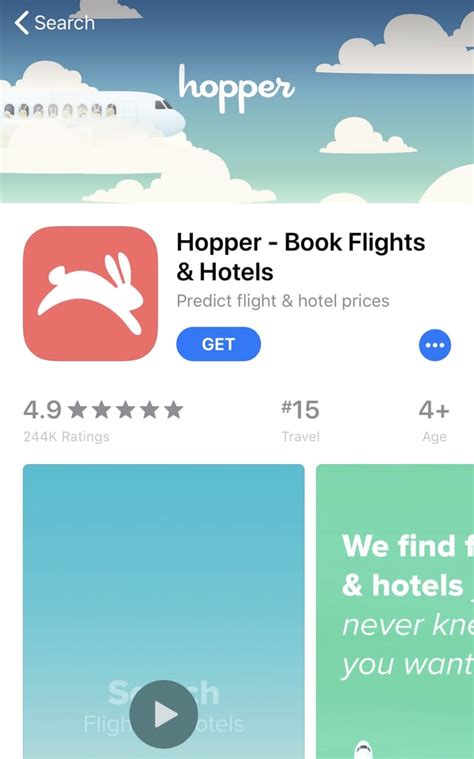 Get boarding notices and other travel updates. . Hopper app download